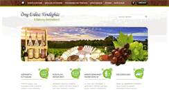 Desktop Screenshot of oregerdeszvendeghaz.hu